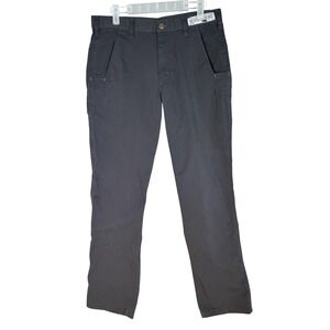 Carhartt Pants Mens 30x29 Gray Ripstop Utility Work Relaxed Fit Back Pockets